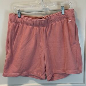 Hollister Pink Ultra High Rise Mom Shorts Size Large